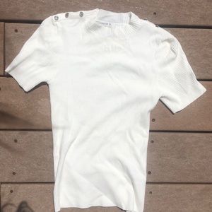 Forever 21 white sweater tee